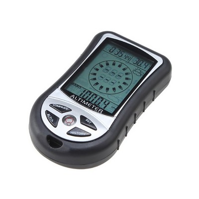 Outdoor Hiking Hunting LED Digital 8 in1 Compass Altimeter Barometer Thermometer