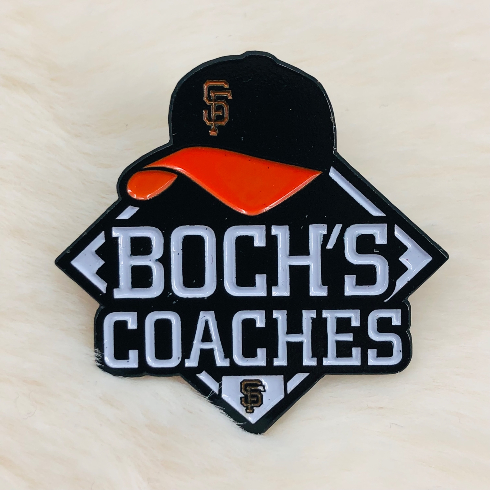 San Francisco Junior Giants Boch's Little League Baseball Coaches Award Pin