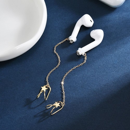 2pcs/pair Ear Decor Earphone Anti-Lost Chains Wireless Earphones Accessories - Picture 11 of 19