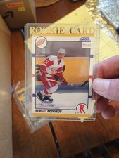 1990-91 Score Rookie Traded Hockey #20T Sergei Fedorov RC Rookie Card. rookie card picture