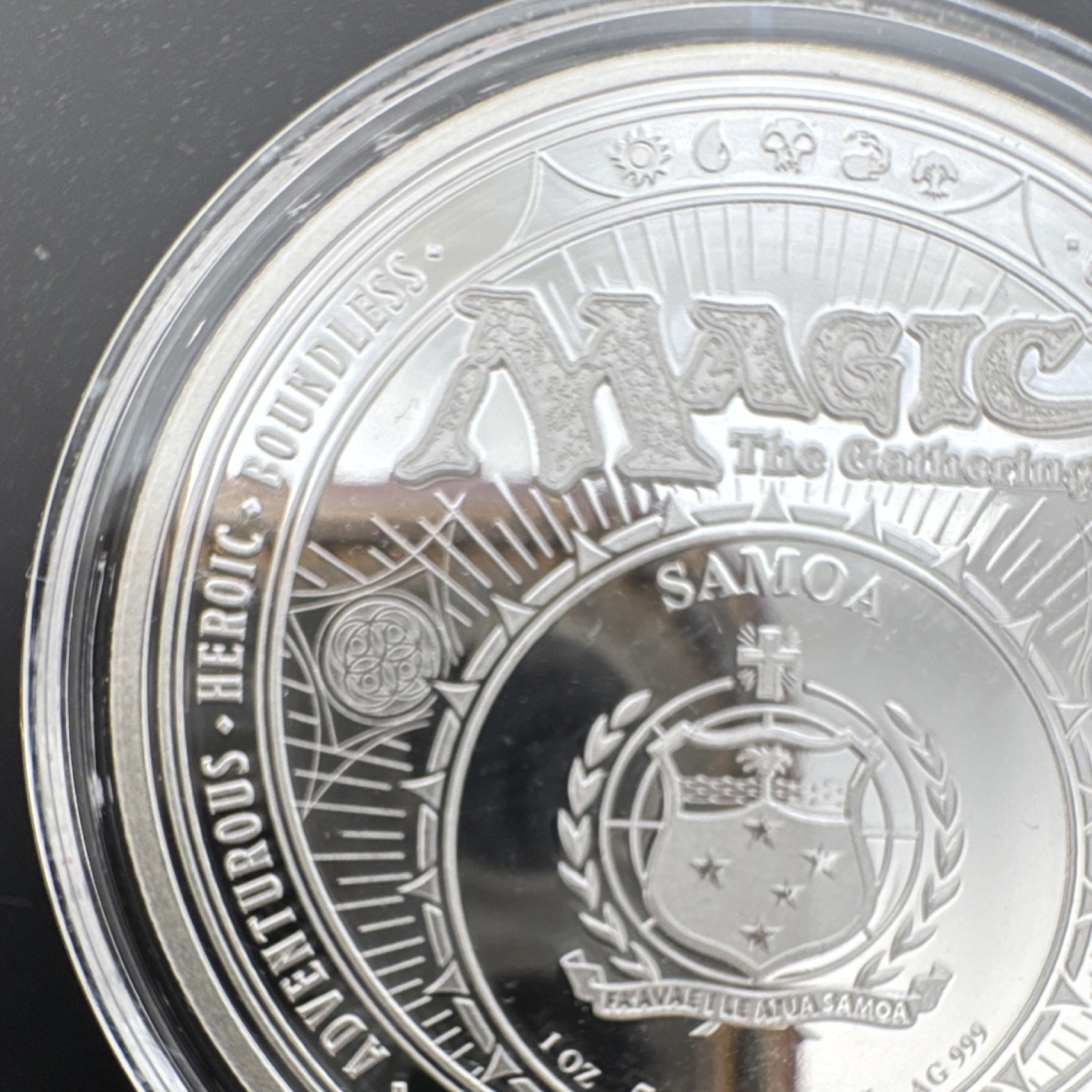 Magic: The Gathering Black Lotus Beta Edition 2024 1 oz Silver Proof Coin Color… view 7