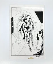 ORIGINAL  COMIC ART PAGE SAGA OF A DOOMED UNIVERSE SCOTT REED 2010