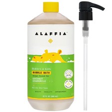 Alaffia Babies Kids Bubble Bath, Coconut 32 Fl Oz Pack of 1 , White