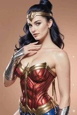 4x6  Color Photo Print Women Famous Fan Art ai Fantasy superhero cosplay jk50