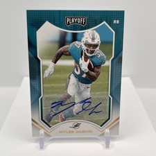 2021 Panini Playoff Myles Gaskin Auto #9 Dolphins Vikings Seahawks