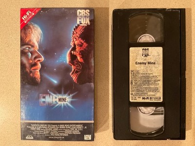 Enemy Mine (VHS, 1986, CBS Fox) Dennis Quaid, Louis Gossett Jr.