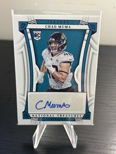 2022 Panini National Treasures Football 125 Chad Muma /49 Auto Rookie RC Jaguars