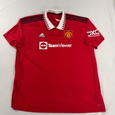 Adidas Manchester United Home Jersey Martínez 9 Kit de Fútbol Nuevo con Etiquetas Rojo Para Hombre 3XL