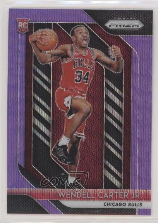 2018-19 Panini Prizm Purple Wave Prizm Wendell Carter Jr #80 6zg