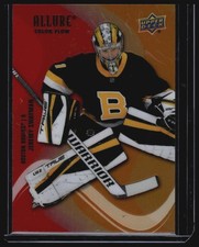 2022-23 Upper Deck Allure #SF-88 Jeremy Swayman Color Flow Red-Orange