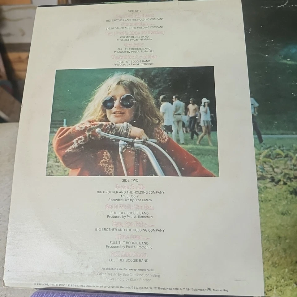 Janis Joplin – Greatest Hits 1973 Vinyl LP Columbia PC 32168 VG++ - Image 3 of 4