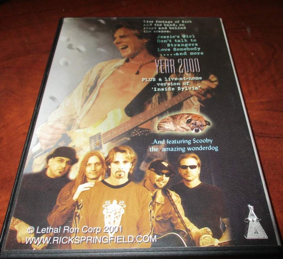 RICK SPRINGFIELD AUTO SIGNED ALIVE DVD SPECIAL MUSIC DVD CONCERT JESSIE'S GIRL+ - Image 4 of 4