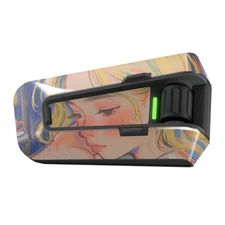 For Cardo Packtalk Edge Device Protection Decal Sticker 1pc Alone Girl