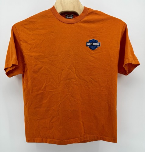 Vintage Y2K Harley Davidson Stutsman Jamestown North Dakota T-Shirt Size XL