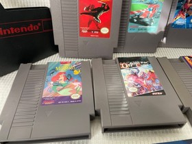 NES NINTENDO GAME LOT WIZARD & WARRIORS II WRATH BLACK MANTA SNAKE'S REVENGE EUC