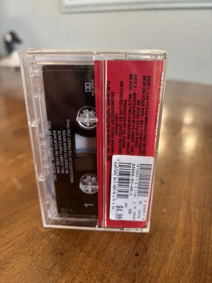 New Sealed Bill Cosby For Adults Only Live at Las Vegas Hilton cassette MCA Rare - Image 3 of 4