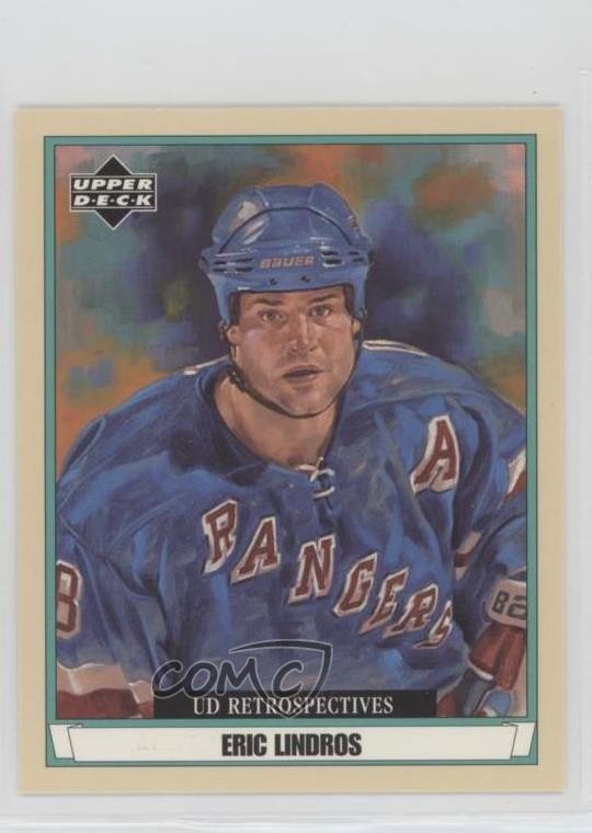 2002 Upper Deck Artistic Impressions UD Retrospectives Eric Lindros #R58 HOF b8c