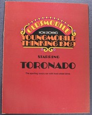 1969 Oldsmobile Toronado Catalog Brochure Coupe Excellent Original 69