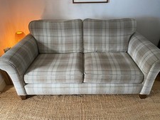 DFS Country Living Morland Plaid 3 Seater Formal Back Sofa