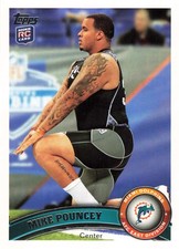 Mike Pouncey 2011 Topps #169 Miami Dolphins RC Football