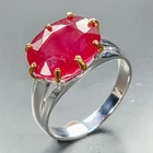 Handmade ring 8 ct   Ruby Ring 925 Sterling Silver Size 8 /R469105