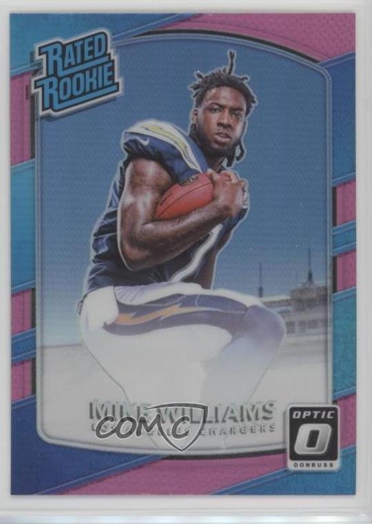 2017 Donruss Optic Rated Rookie Pink Prizm Mike Williams #174 9n2