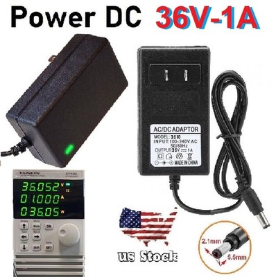 36V 1A 1000mA AC Adapter to DC Power Supply Charger Cord 5.5x2.1mm US plug