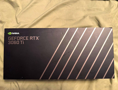 NVIDIA GeForce RTX 3060 Ti Founders Edition GPU, HDMI/DisplayPort, Fan
