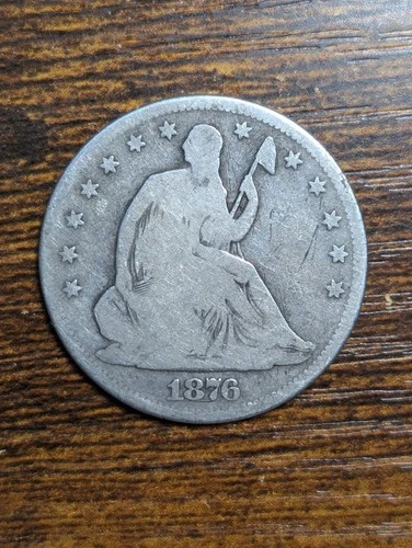 1876-S Seated Liberty Half Dollar 50c Silver