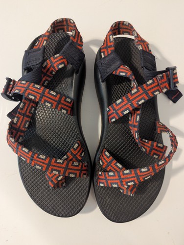 Chaco Womens Sz 9 Z/2 Classic Red Navy Prairie Grenadine Strappy Active Sandals