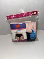 Hanes Cotton 2 Briefs Package Size 6/M