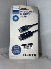 Philips 6' Display Port to HDMI Cable - Black