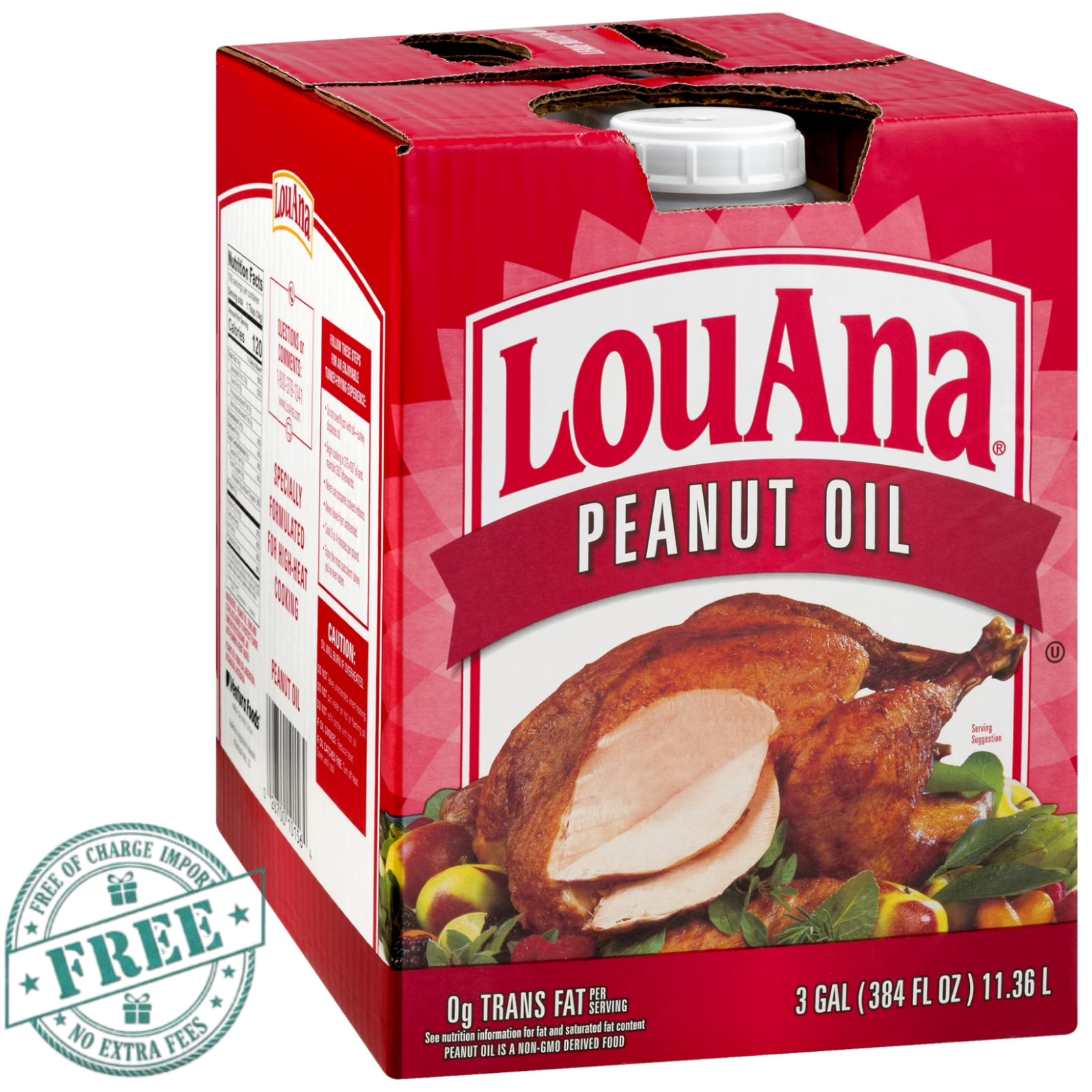 3 Gallon Jug Non-gmo High Heat Deep Frying Turkey Kosher