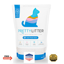 PrettyLitter Health Monitoring Cat Litter Lotus Flower Non Clumping Lightweight