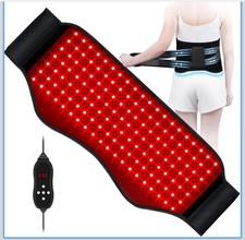 KingPavonini Red Light Therapy Belt, 140 LEDs 630/660/850nm Infrared Light Th...