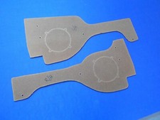 TRIUMPH TR6 console side trim blanks TR SHOP London W4 1TH