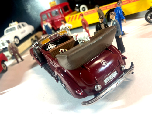 MERCEDES 770 K GRAND CABRIOLET W150, 1938, FRANKLIN 1/43, PARFAIT SANS JEU - Foto 14 di 16