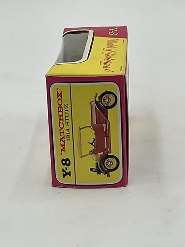 Vintage 1960's Lesney Matchbox 1914 Stutz Y-8 Car in Original Box - Picture 4 of 10