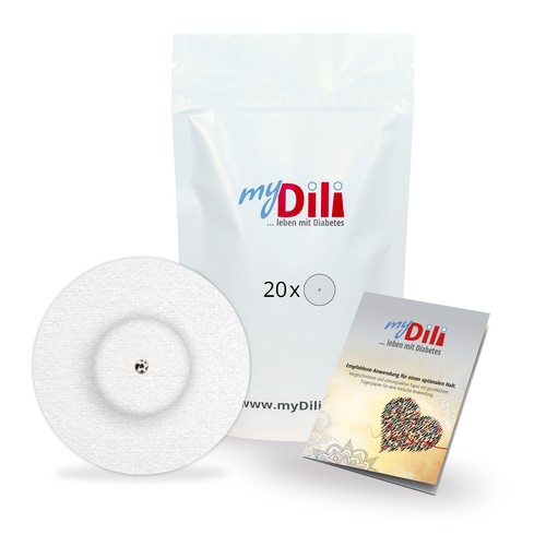Pflaster Tape Overpatch für FreeStyle Libre 2 Sensor DiaTape Sensitive myDili - Bild 7 von 8