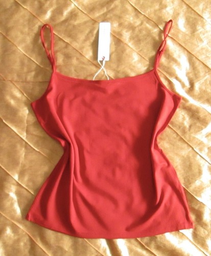 ESPRIT BASIC DAMEN WOMEN STRETCH SPAGHETTI TANK TOP RED ROT XXL 44 NEU - Bild 1 von 7