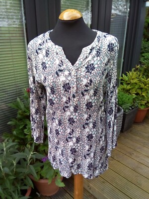 Adini Trudy Crinkle Viscose Blouse/Tunic-Taupe-Small, Medium, L1, L2, L3 - BNWT