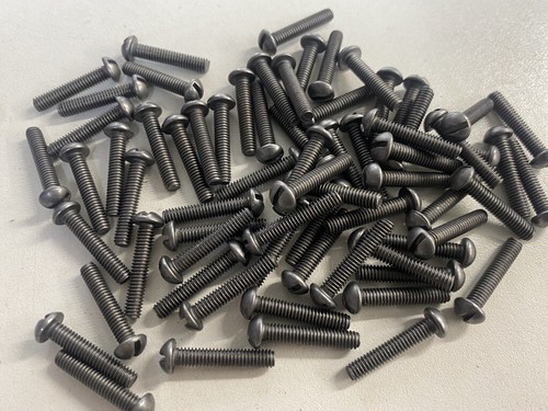Steel BA Round Screws Head Machine Bolts Self Colour Engineer 0BA 2BA 4BA 6BA - Picture 18 of 24