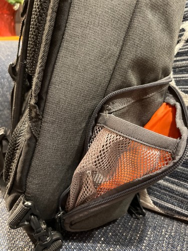 eBags Professional Slim Laptop Backpack - Gray/Charcoal EB2146-16 Very Nice! - Afbeelding 12 van 12