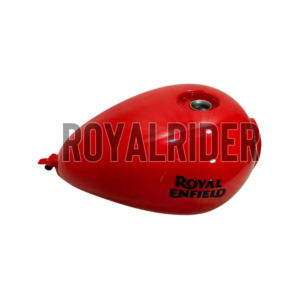 ROYAL ENFIELD METEOR 350 '' FIREBALL RED FUEL TANK ,,- WITH EXPRESS ...