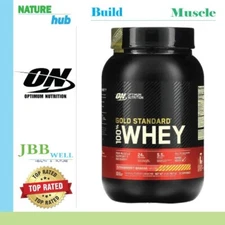 Optimum Nutrition, Gold Standard 100% Whey, Strawberry Banana, 2 lb