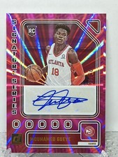 2023-24 Mouhamed Gueye Holo Pink Laser /20 Donruss Signature Series  rookie auto