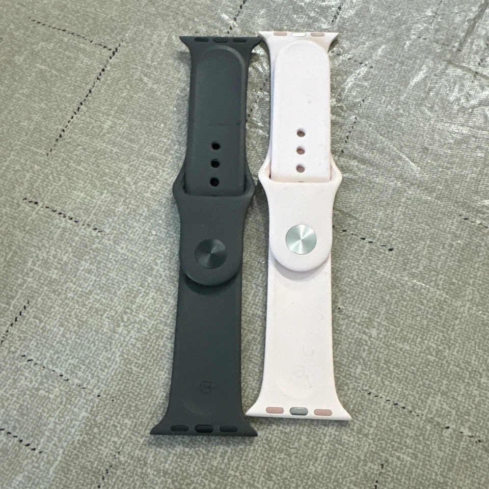 Juego de 2 correas deportivas originales Apple Watch 5 4 3 38/40 mm M/L - ROSA Y gris oscuro Foto 2 de 2