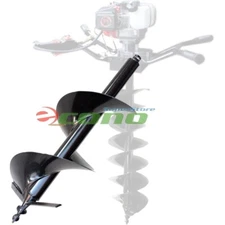 12" 300mm Hard Soil Earth Auger Drill Bit Post Hole Bits 24" 2 Feet Depth