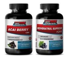 antioxidant essential oil - ACAI BERRY – RESVERATROL COMBO 2B - acai diet pills