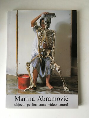 Marina Abramovic. Objects Performance Video Sound, 1995 mit Flyer 
